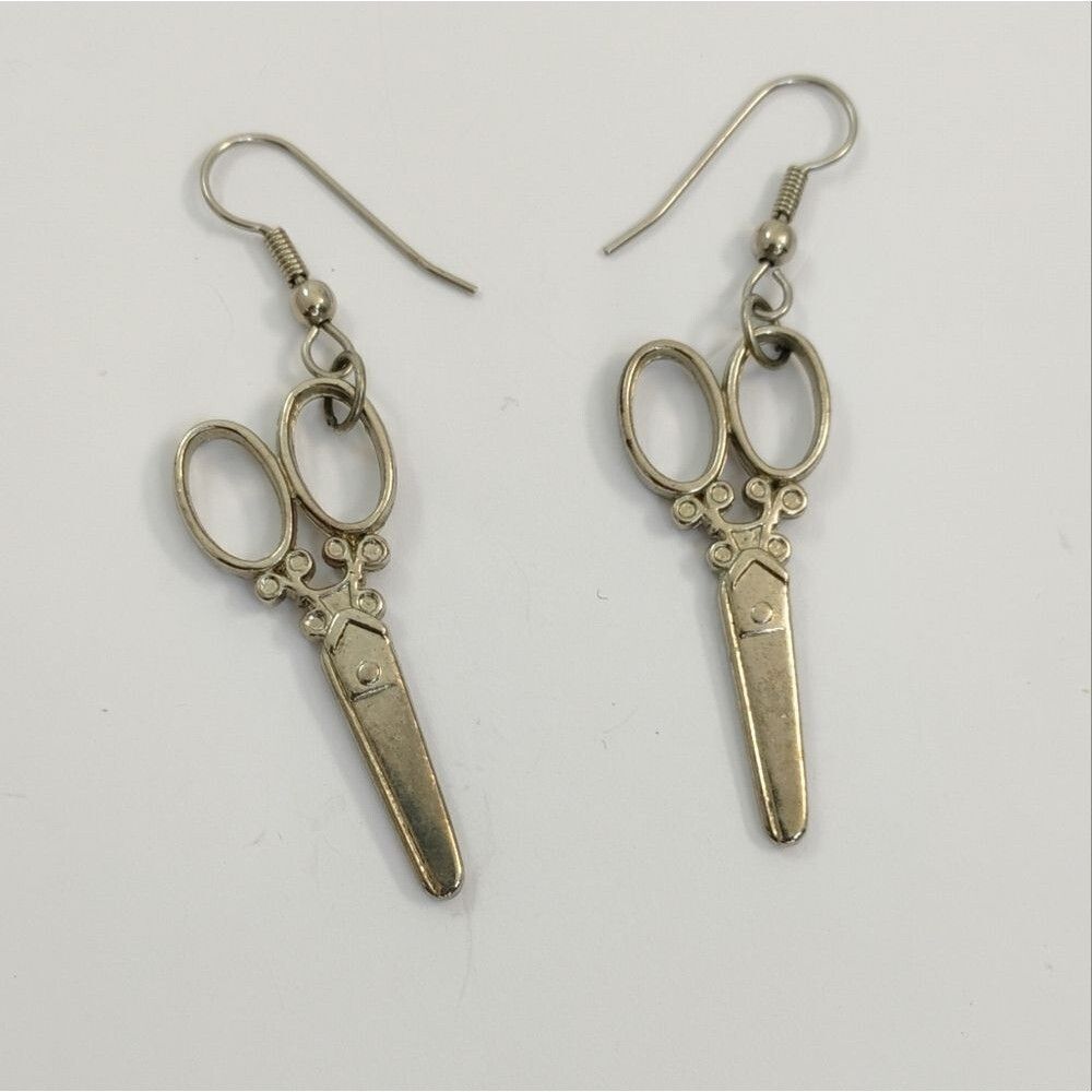 Earrings Scissors Hairstylist